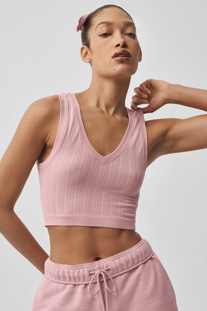 Alo Yoga Women'S Seamless Pointelle Tank