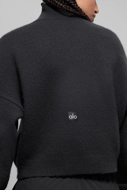 Alo Yoga Women'S Wool Cashmere New Class Turtleneck Sweater