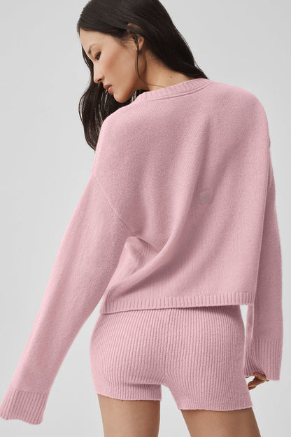 Alo Yoga Women'S Wool Cashmere New Class Tie Cardigan
