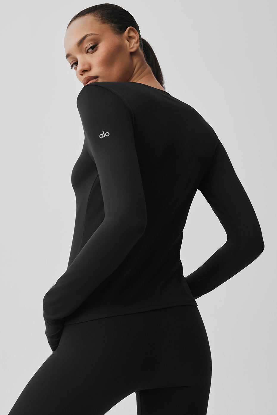 Alo Yoga Women'S Alosoft Finesse Long Sleeve