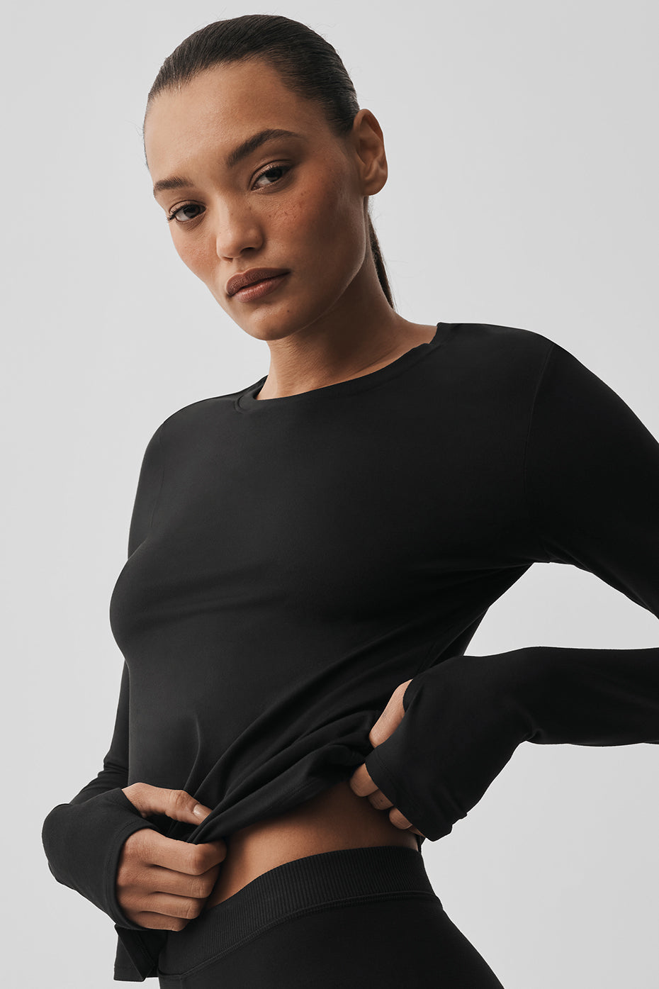 Alo Yoga Women'S Alosoft Finesse Long Sleeve