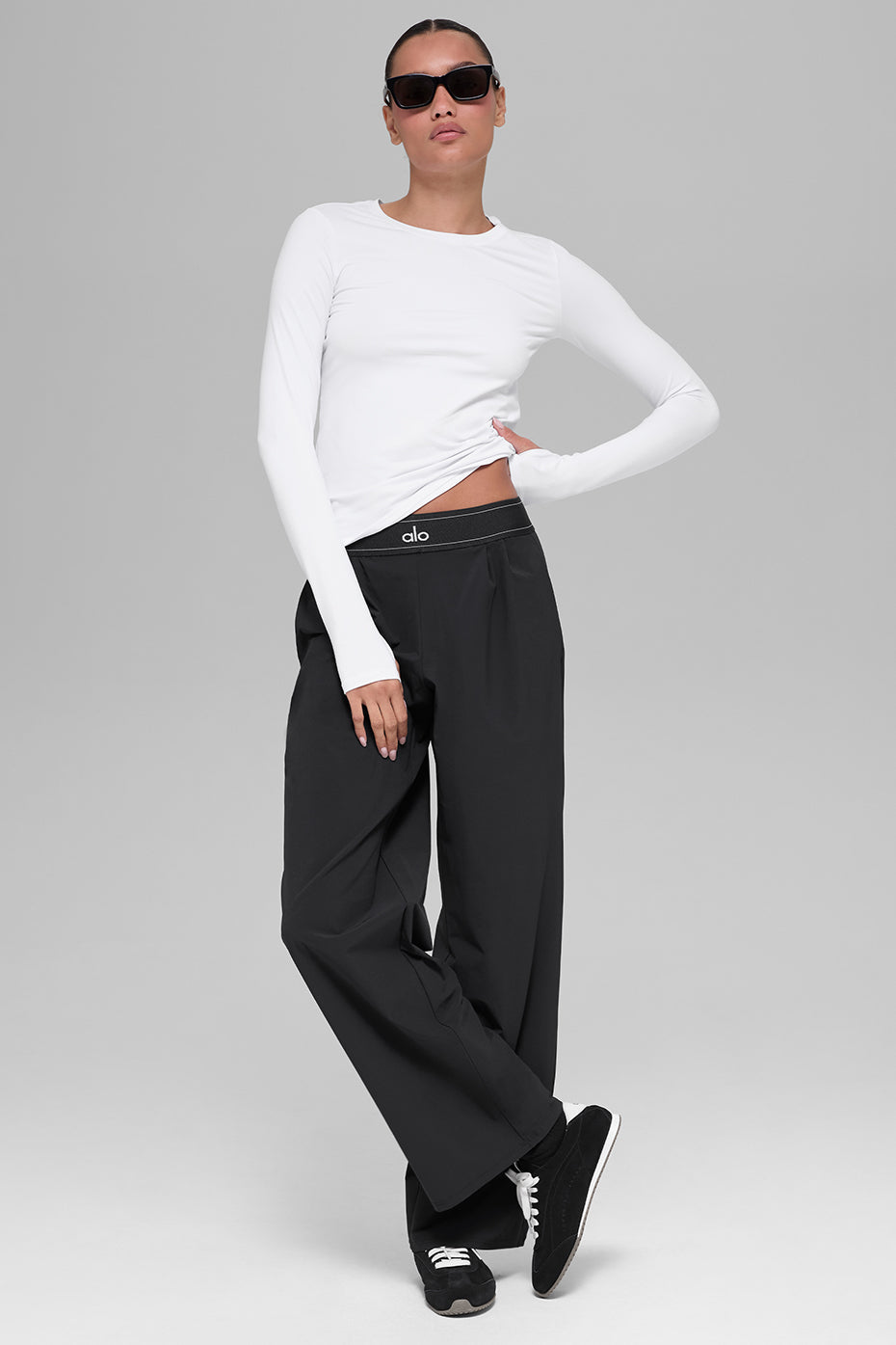Alo Yoga Women'S Alosoft Finesse Long Sleeve India | Kicks Machine