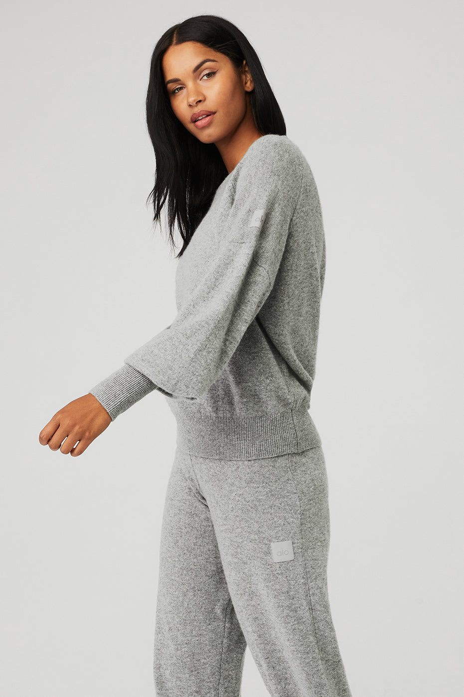 Alo Yoga Women'S Cashmere Jet Set Crew