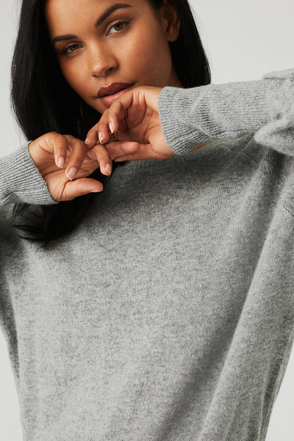 Alo Yoga Women'S Cashmere Jet Set Crew