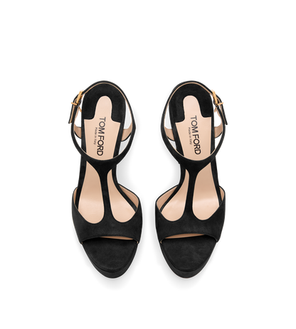Tom Ford Suede Leather Angelina Platform Sandal