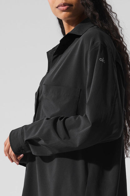Alo Yoga Women'S Dreamscape Button Down Long Sleeve