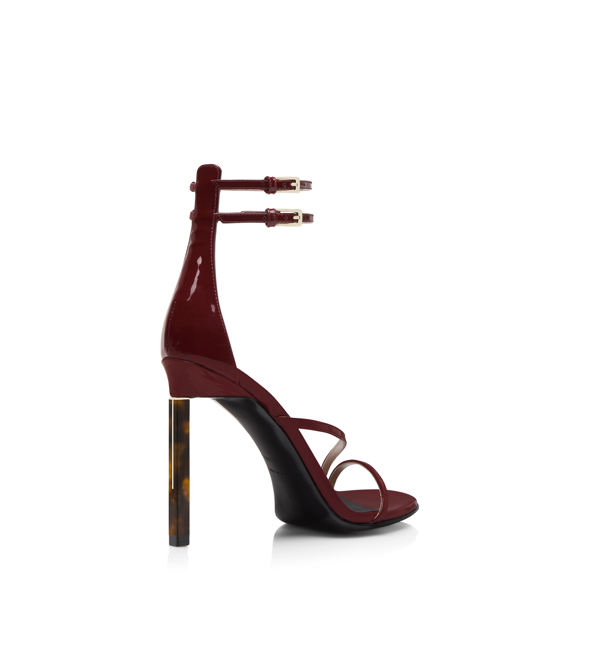 Tom Ford Patent Leather Ankle Strap Sandal