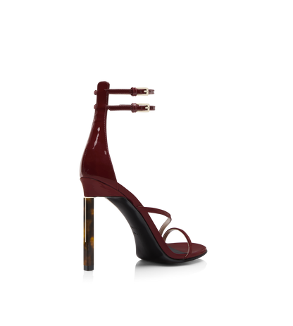 Tom Ford Patent Leather Ankle Strap Sandal