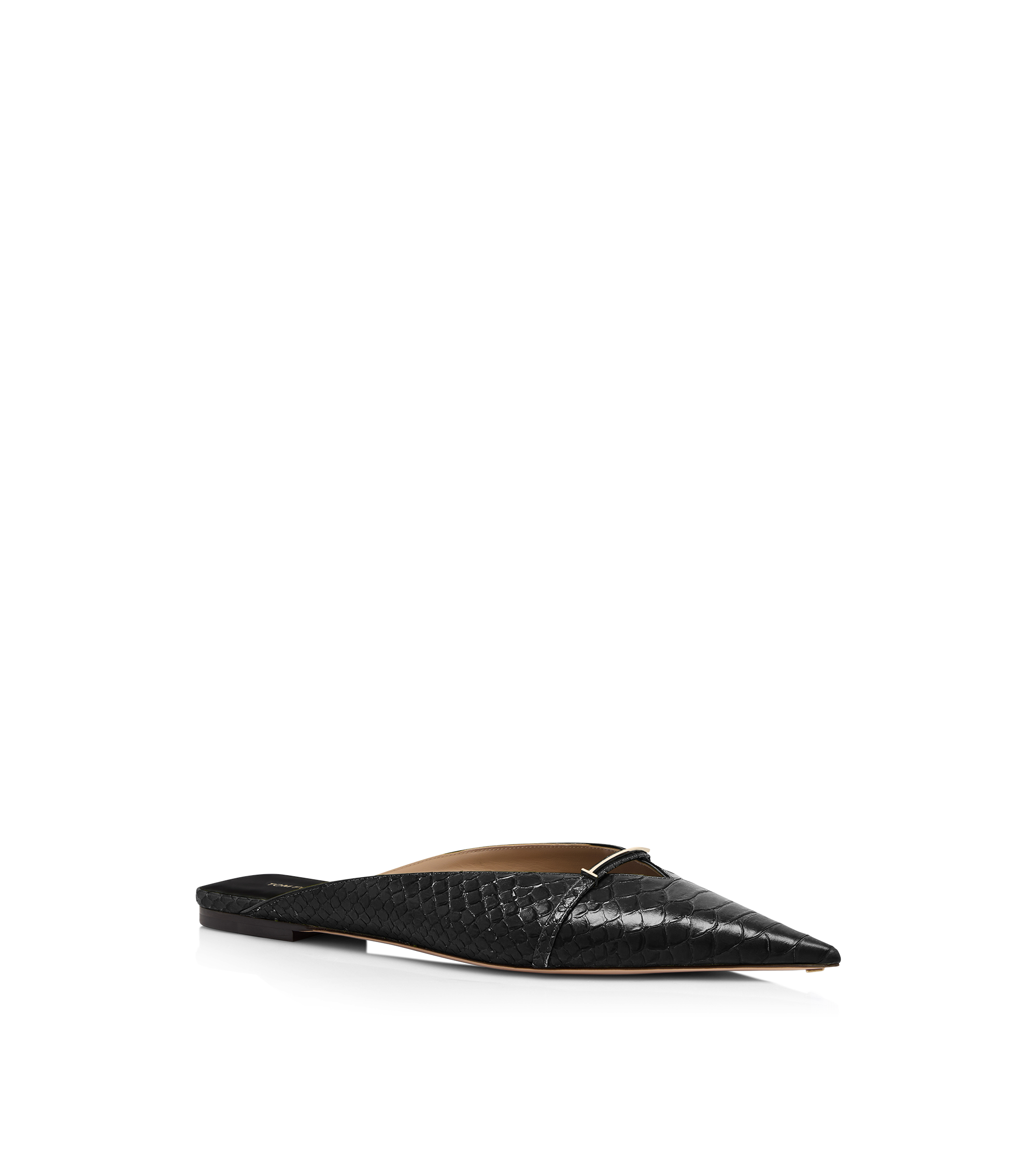 Tom Ford Semi Shiny Printed Python Julianne Mule