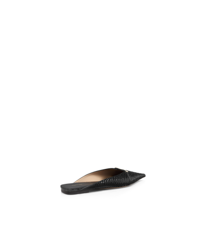 Tom Ford Semi Shiny Printed Python Julianne Mule