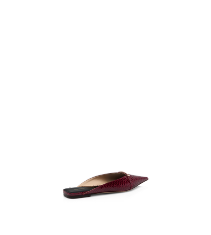 Tom Ford Semi Shiny Printed Python Julianne Mule