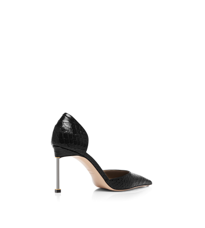 Tom Ford Semi Shiny Printed Python Spire D'orsay Pump