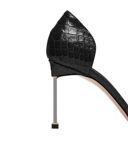 Tom Ford Semi Shiny Printed Python Spire D'orsay Pump