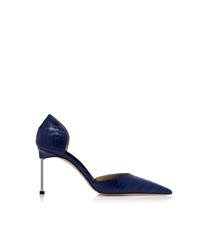 Tom Ford Semi Shiny Printed Python Spire D'orsay Pump