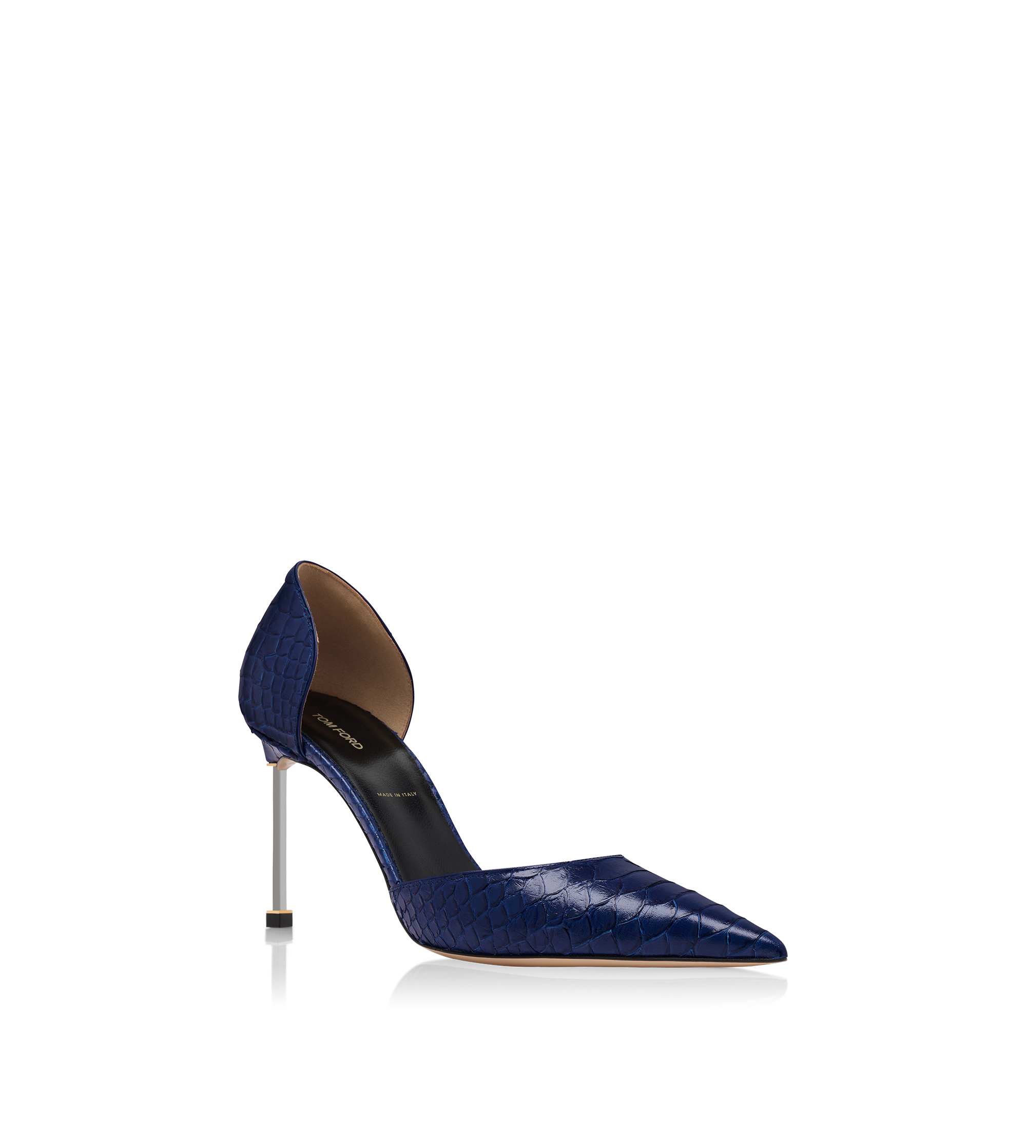 Tom Ford Semi Shiny Printed Python Spire D'orsay Pump