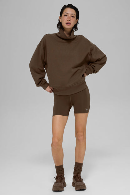 Alo Yoga Women'S Hazy Mock Neck Pullover