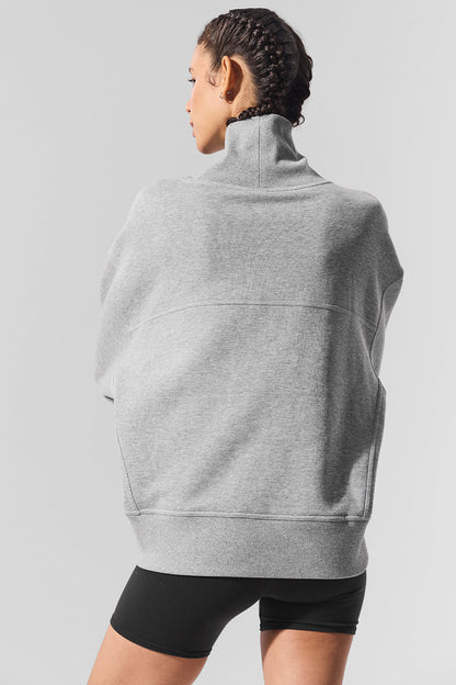 Alo Yoga Hazy Mock Neck Pullover