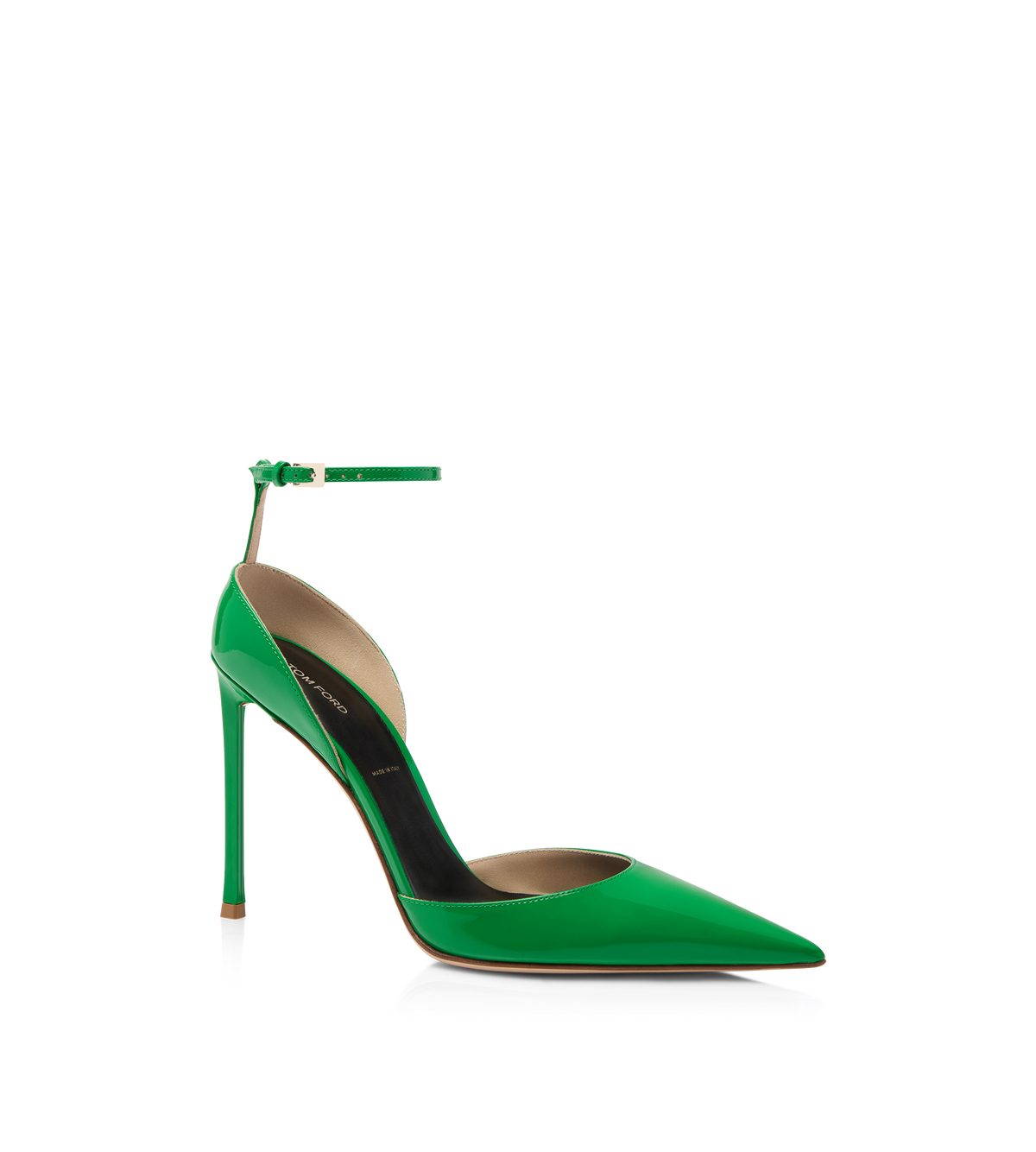 Tom Ford Patent Leather Vertigo Ankle Strap Pump