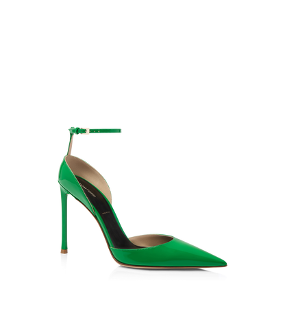 Tom Ford Patent Leather Vertigo Ankle Strap Pump