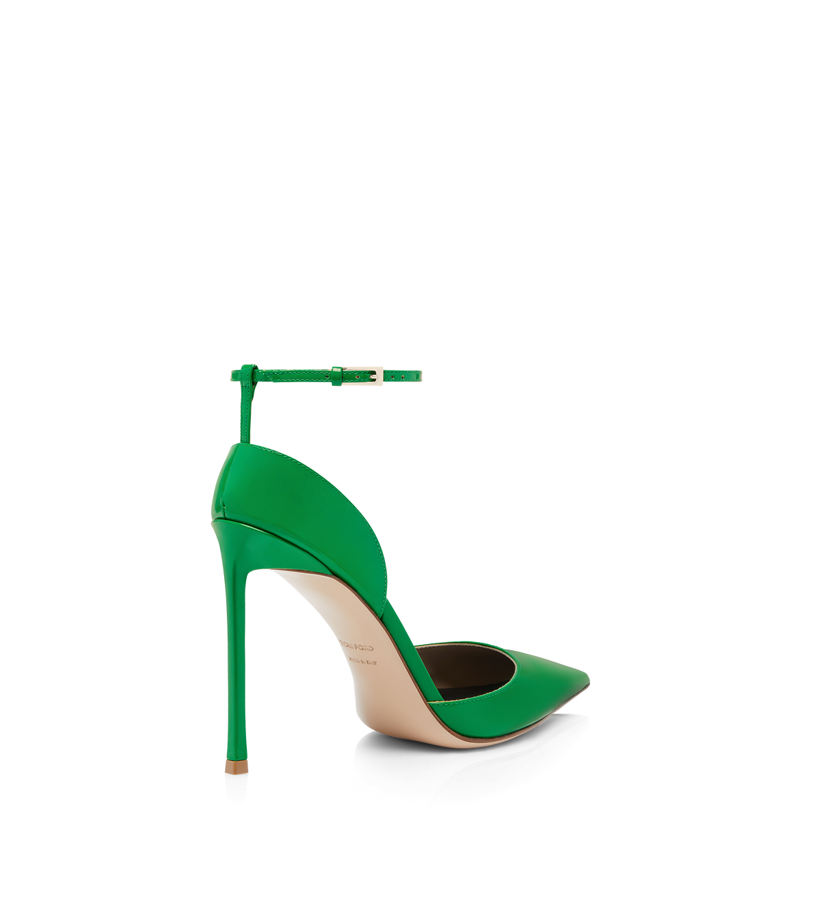 Tom Ford Patent Leather Vertigo Ankle Strap Pump