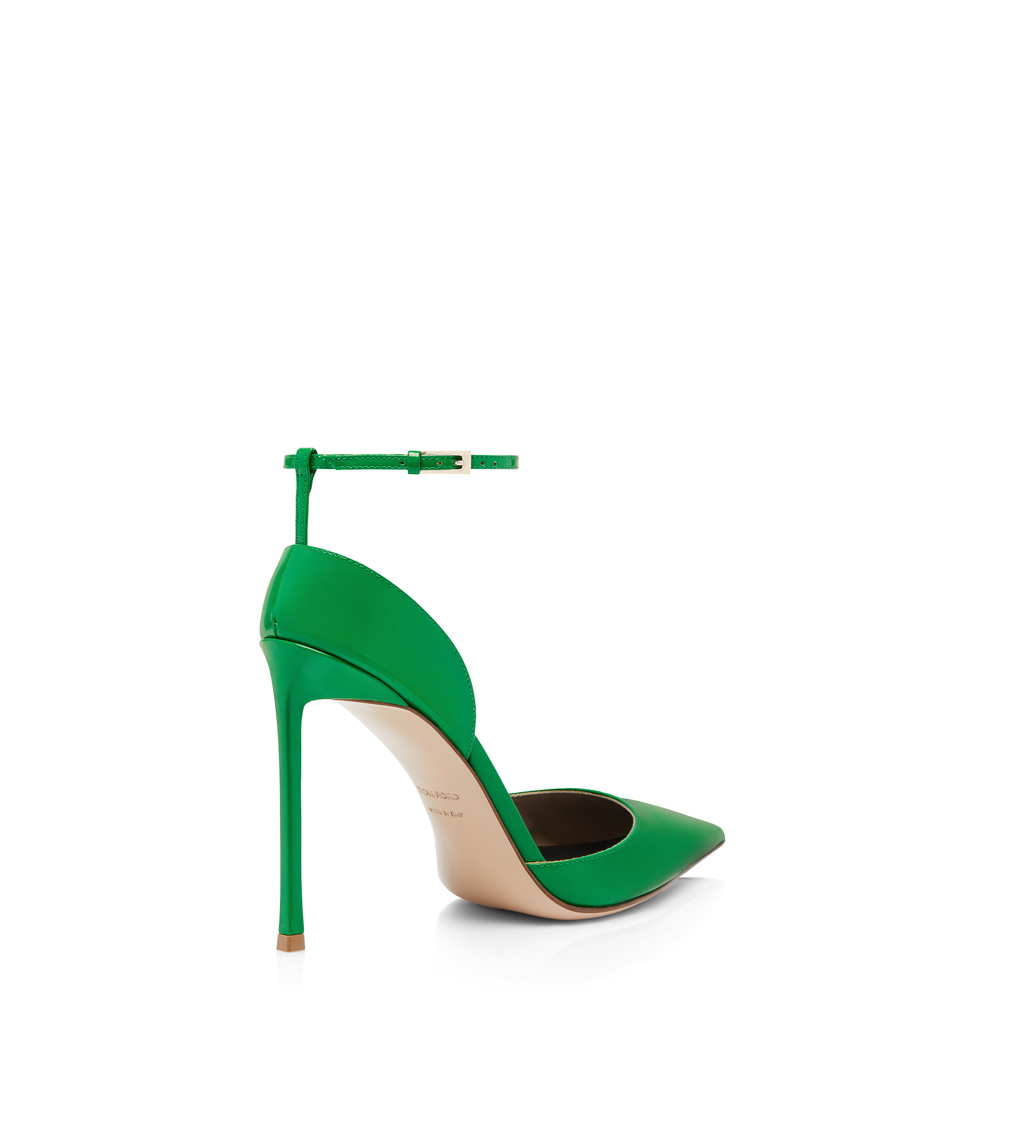 Tom Ford Tejus-Effect Printed Leather Vertigo Ankle Strap Pump