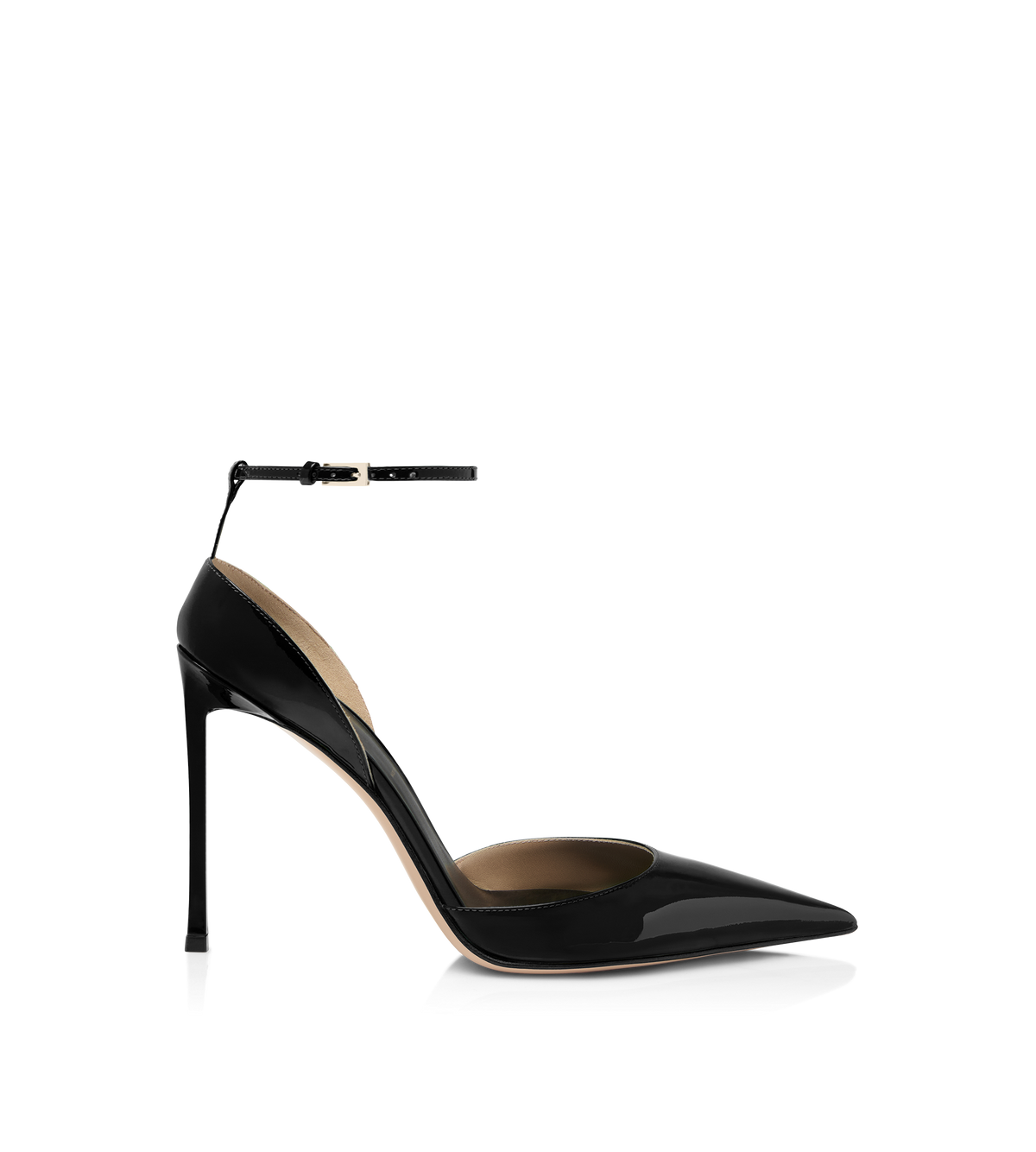 Tom Ford Patent Leather Vertigo Ankle Strap Pump