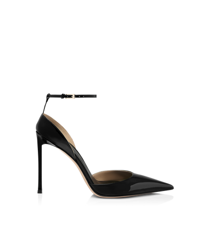 Tom Ford Patent Leather Vertigo Ankle Strap Pump