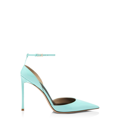 Tom Ford Patent Leather Vertigo Ankle Strap Pump