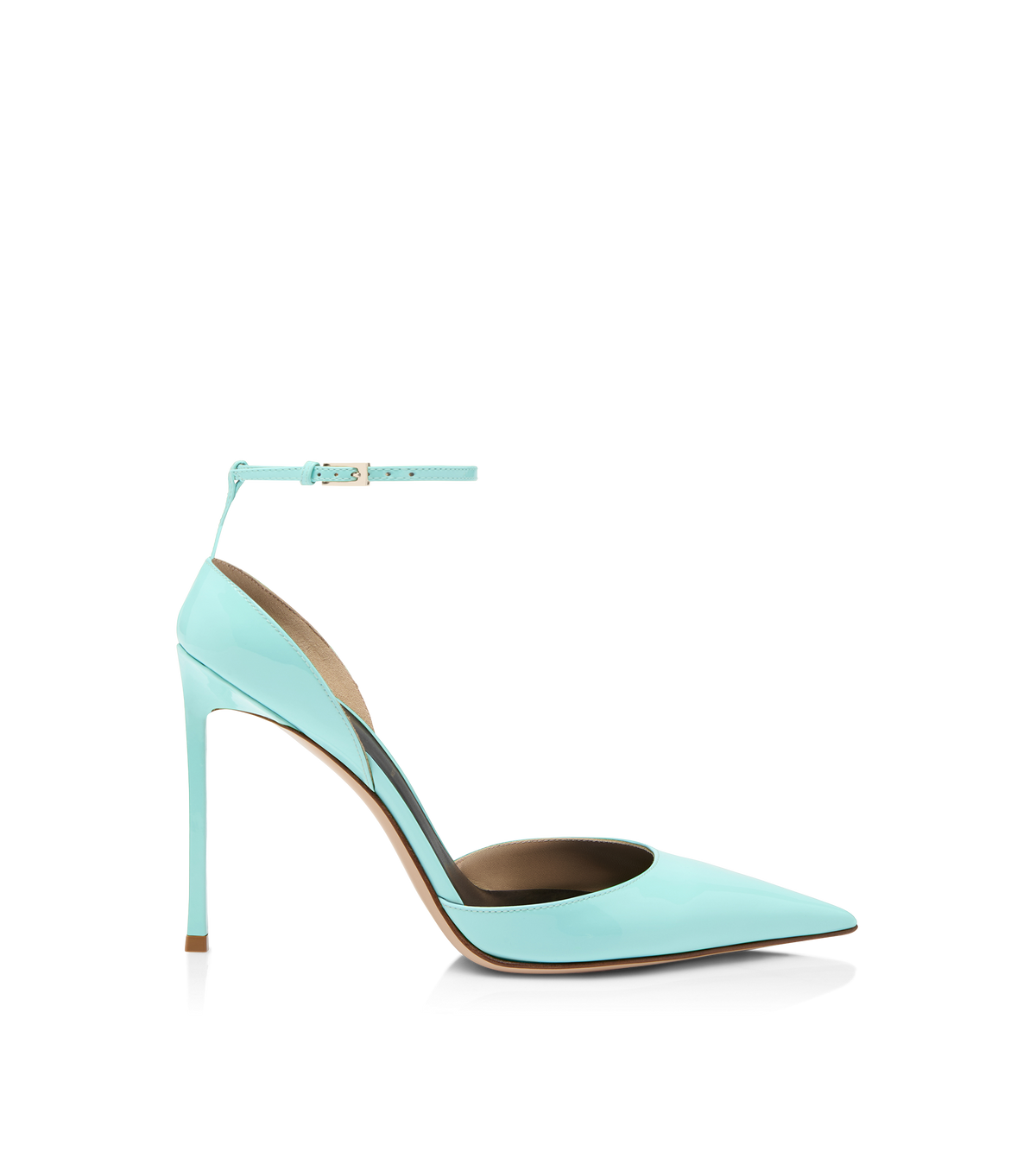 Tom Ford Tejus-Effect Printed Leather Vertigo Ankle Strap Pump