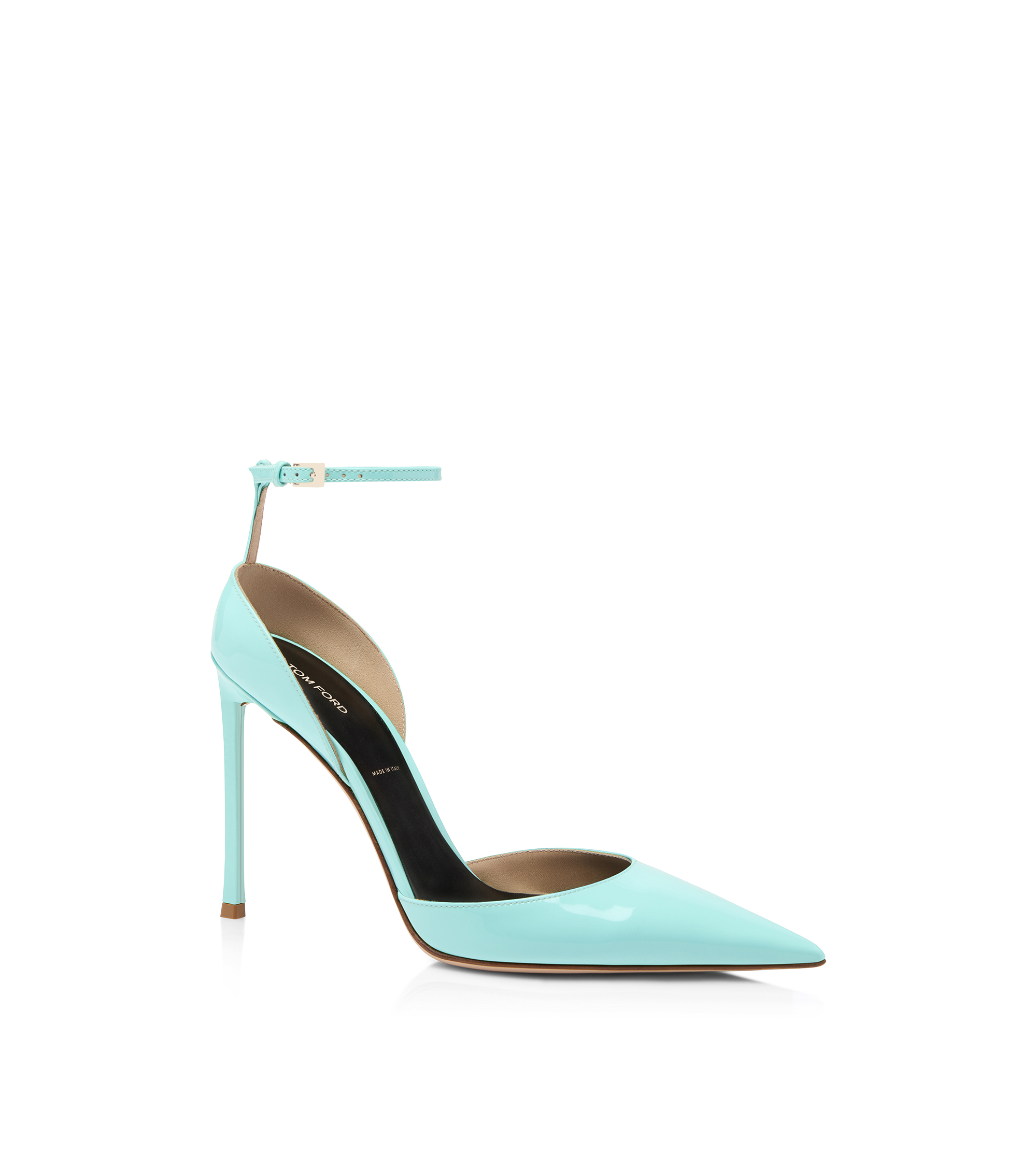 Tom Ford Patent Leather Vertigo Ankle Strap Pump