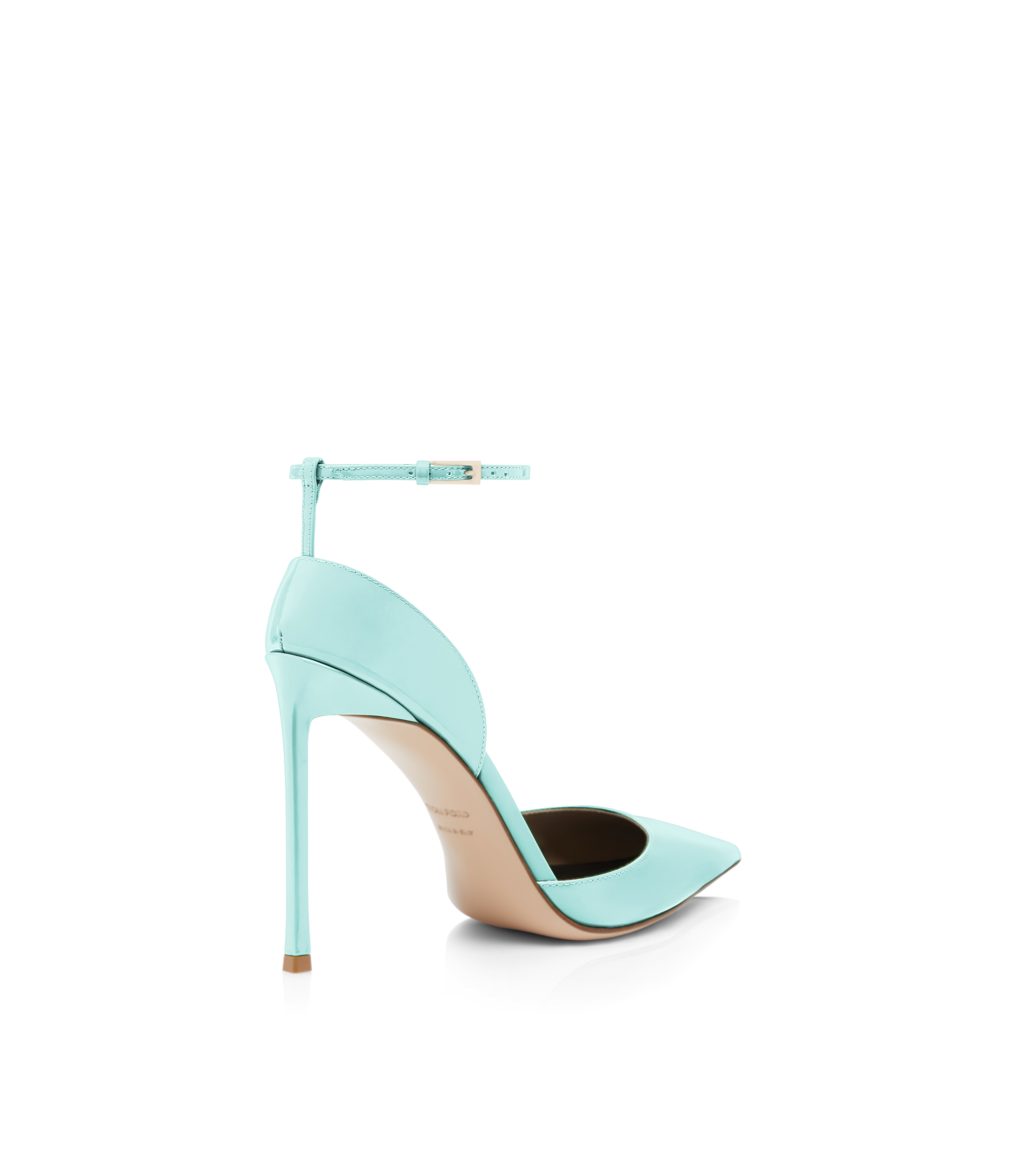 Tom Ford Tejus-Effect Printed Leather Vertigo Ankle Strap Pump