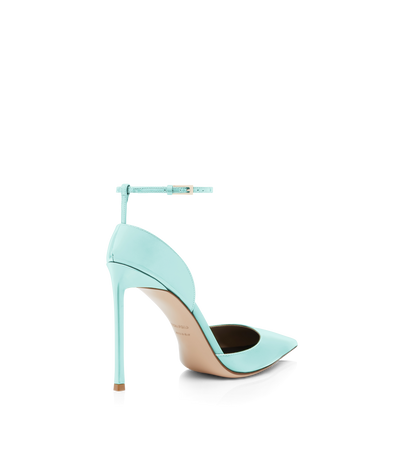 Tom Ford Tejus-Effect Printed Leather Vertigo Ankle Strap Pump