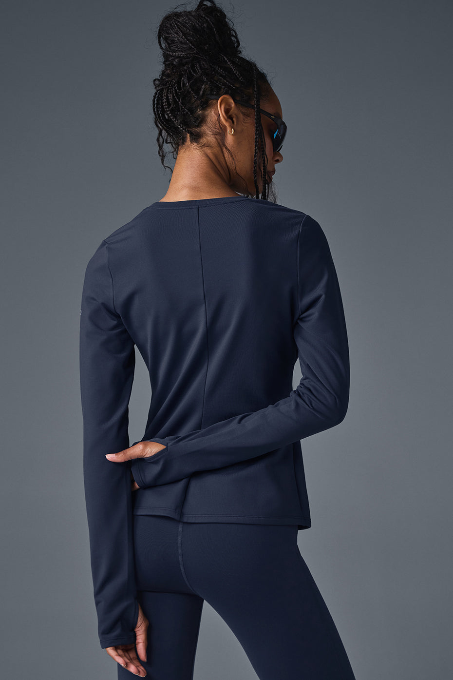 Alo Yoga Women'S Airbrush Winter Warm Nocturne Long Sleeve