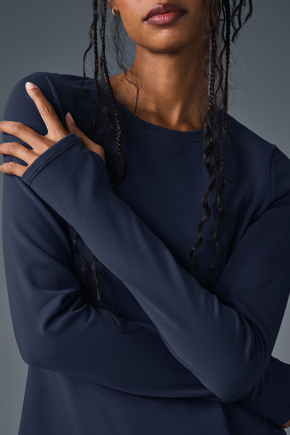 Alo Yoga Women'S Airbrush Winter Warm Nocturne Long Sleeve