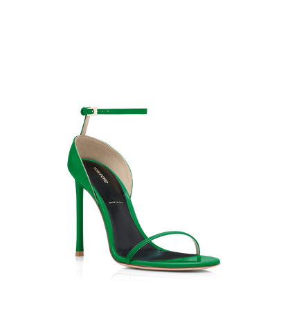 Tom Ford Patent Leather Vertigo Ankle Strap Sandal