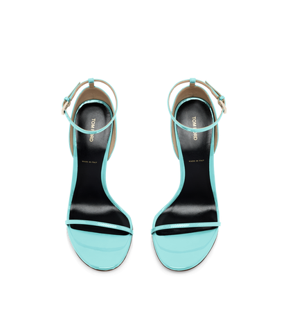 Tom Ford Patent Leather Vertigo Ankle Strap Sandal