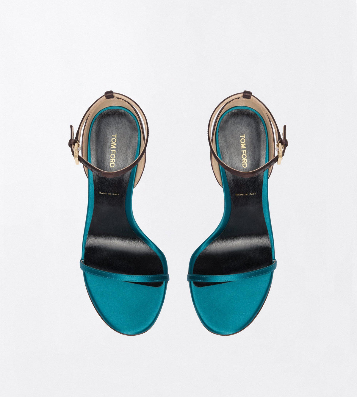 Tom Ford Satin Vertigo Ankle Strap Sandal