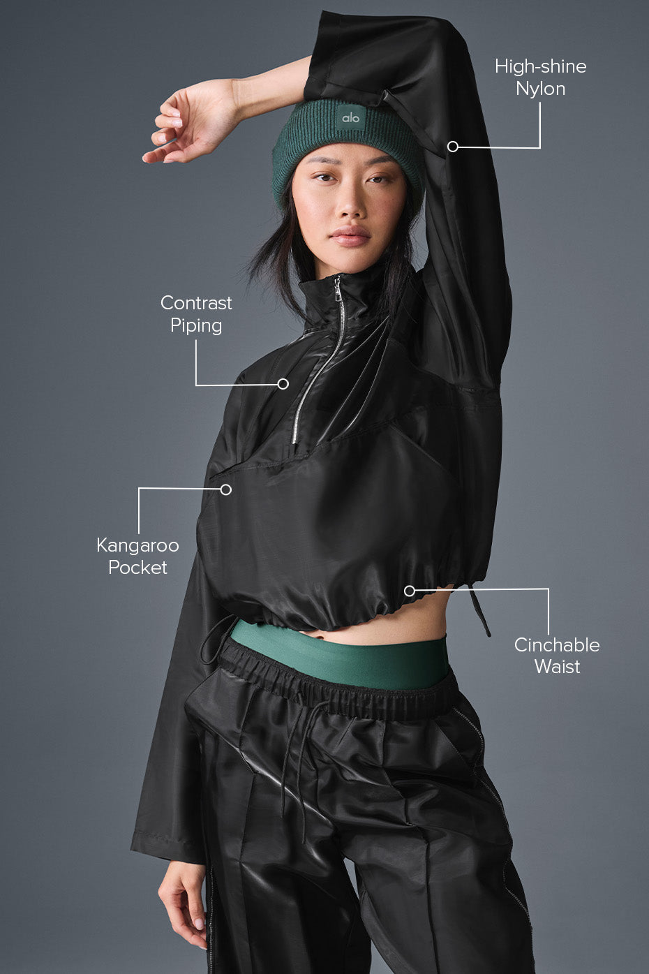 Alo Yoga Cropped Afterglow Pullover