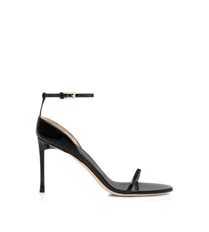 Tom Ford Patent Leather Vertigo Ankle Strap Sandal