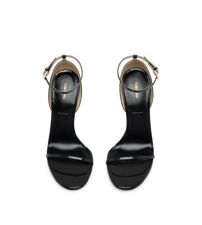 Tom Ford Patent Leather Vertigo Ankle Strap Sandal