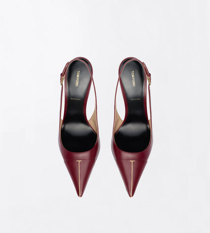 Tom Ford Shiny Leather Thea Slingback