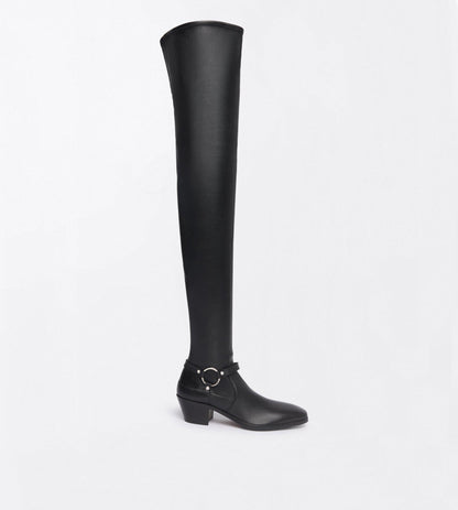Tom Ford Leather Clint Thigh High Boot