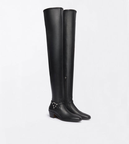 Tom Ford Leather Clint Thigh High Boot