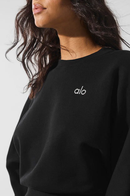 Alo Yoga Women'S Cropped Accolade Crewneck