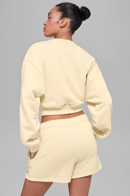 Alo Yoga Women'S Cropped Accolade Crewneck