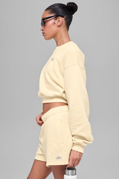Alo Yoga Women'S Cropped Accolade Crewneck