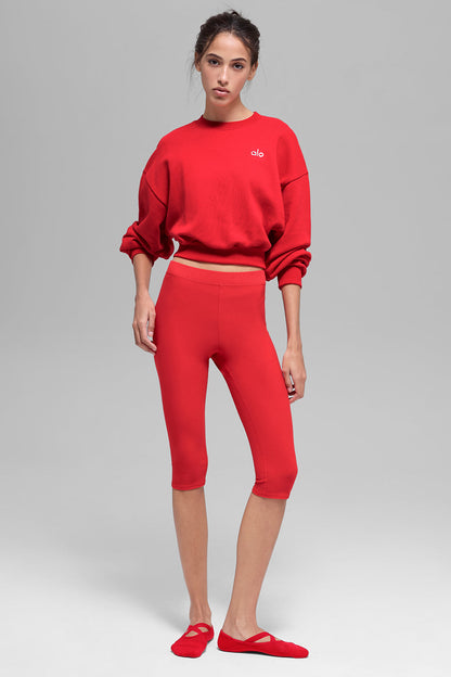 Alo Yoga Women'S Cropped Accolade Crewneck