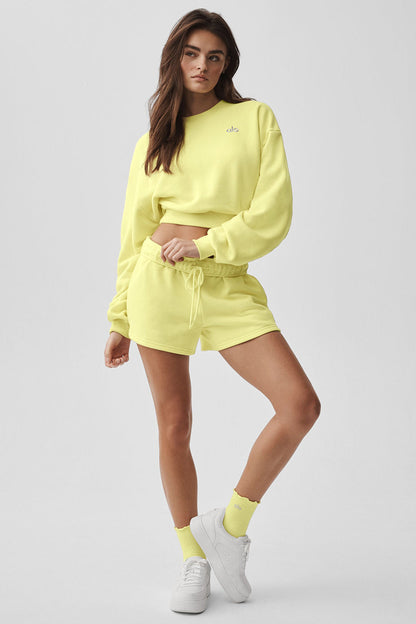 Alo Yoga Women'S Cropped Accolade Crewneck