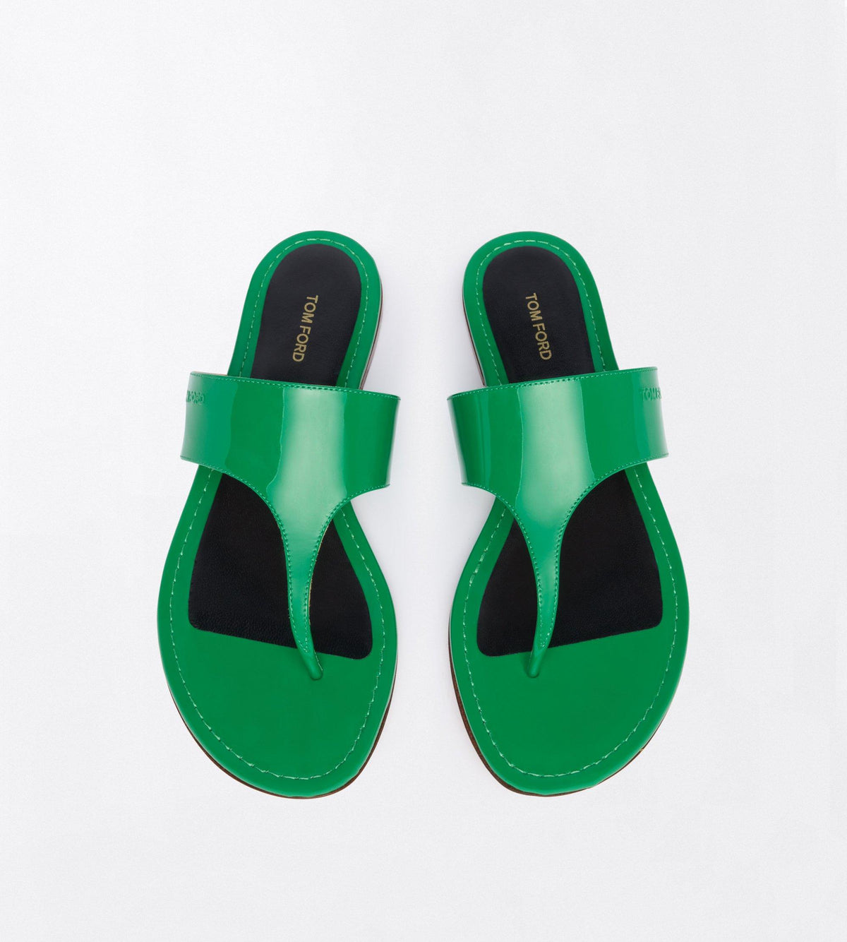 Tom Ford Patent Leather Lina Thong Sandal
