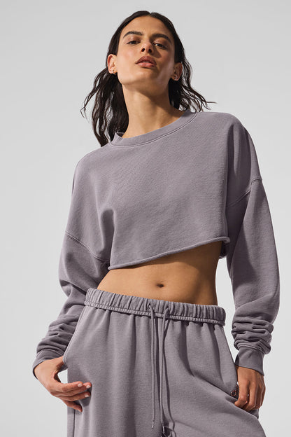 Alo Yoga Women'S Extreme Cropped Pullover